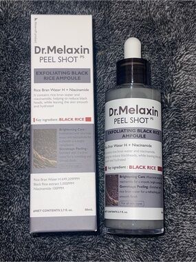 Dr. Melaxin Peel Shot Exfoliating Black Rice Ampoule